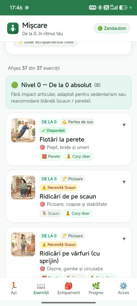 Compendiu Exerciții — Nivel 0 la Avansat