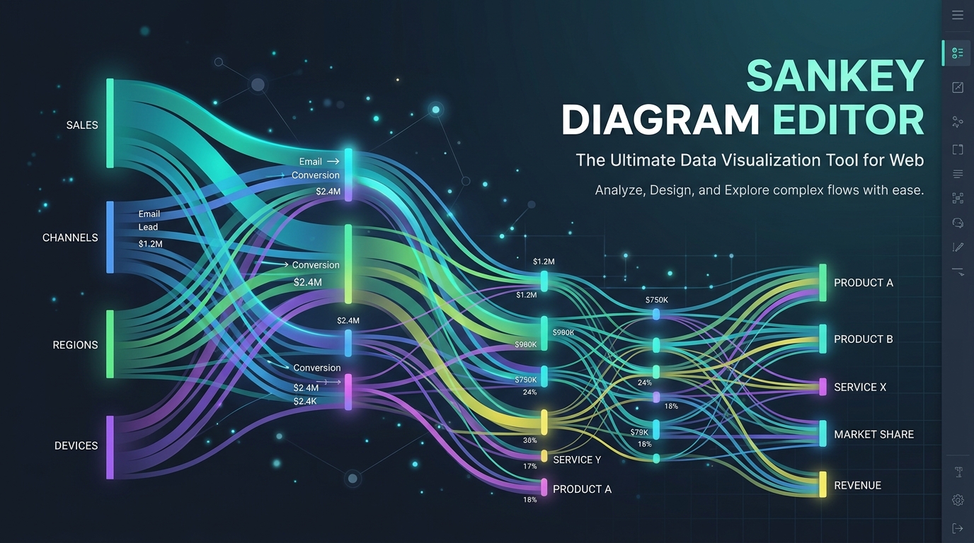 Sankey Diagram Editor